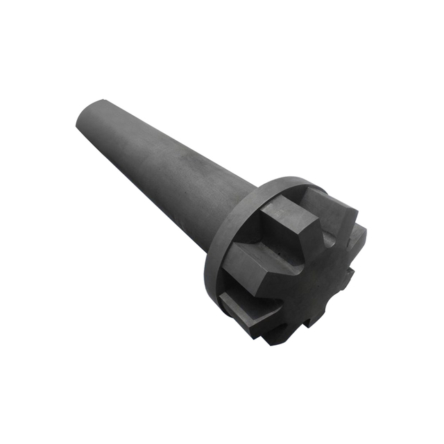 Rotor en graphite isostatique de haute pureté – Tige de raffinage par dégazage efficace pour le moulage d'aluminium – Agitateur résistant à la chaleur